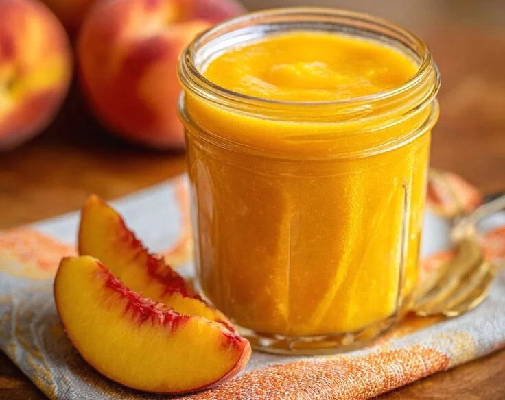 Industrial peach puree