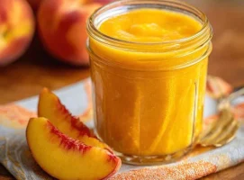 Industrial peach puree